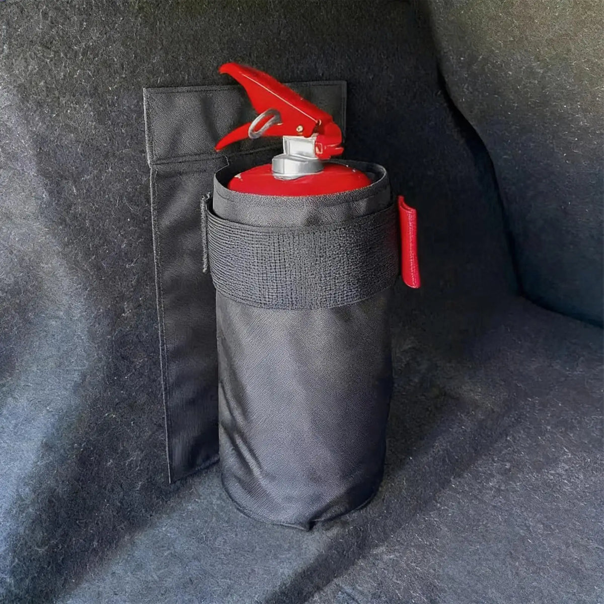 Car Fire Extinguisher Mount Oxford Storage Bag – Universal Fit Fire Extinguisher Mount QXL