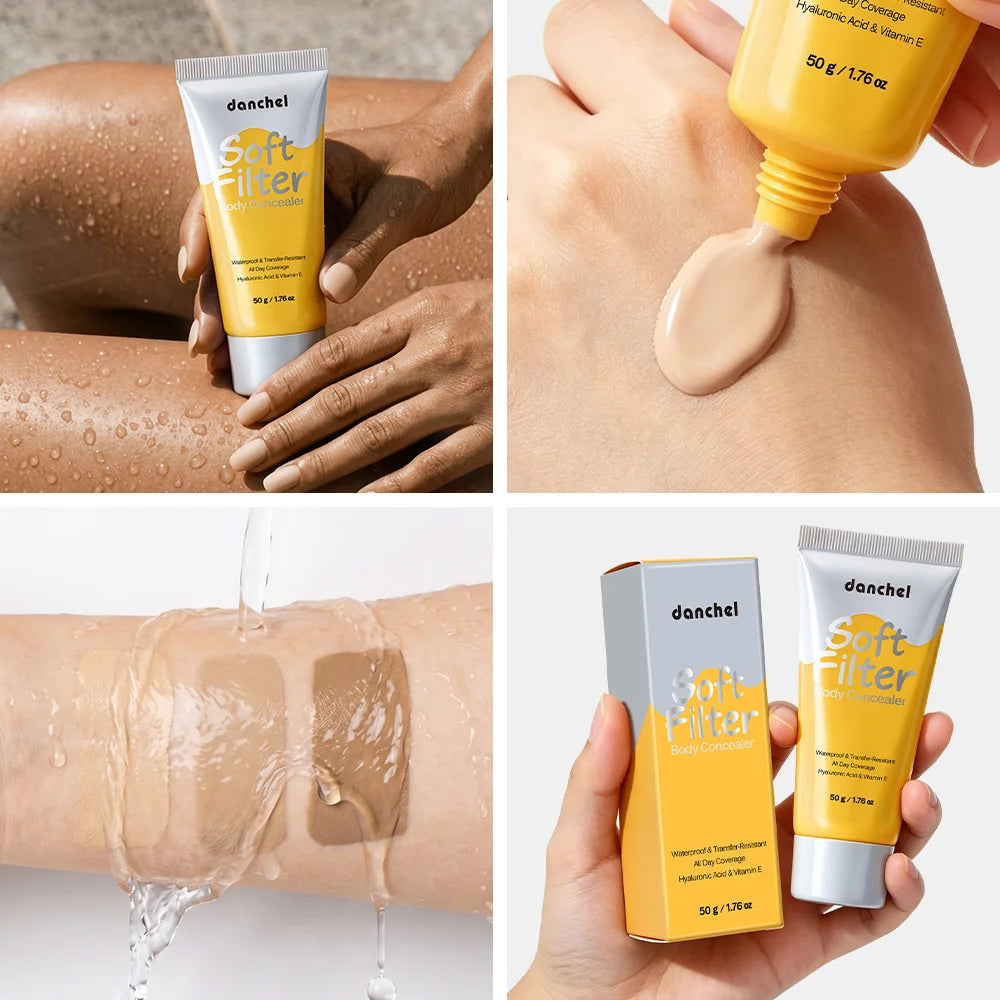Waterproof Body Concealer | High Coverage Scars & Tattoos Body Concealer QXL