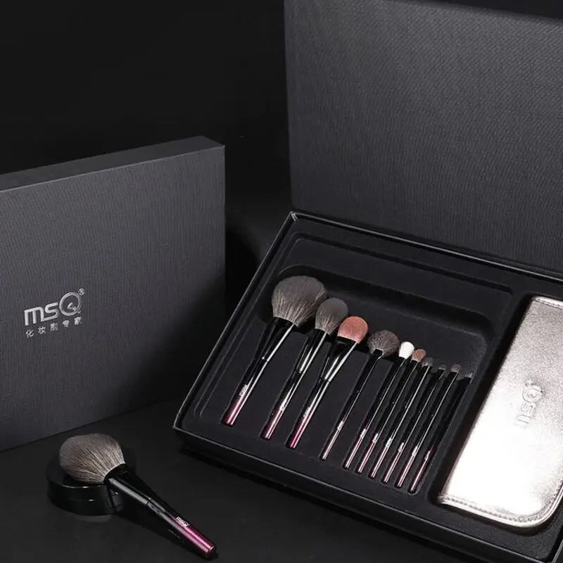 MSQ 10-Piece Twilight Makeup Brush Set | Full Face Kit Makeup Brush Set QXL