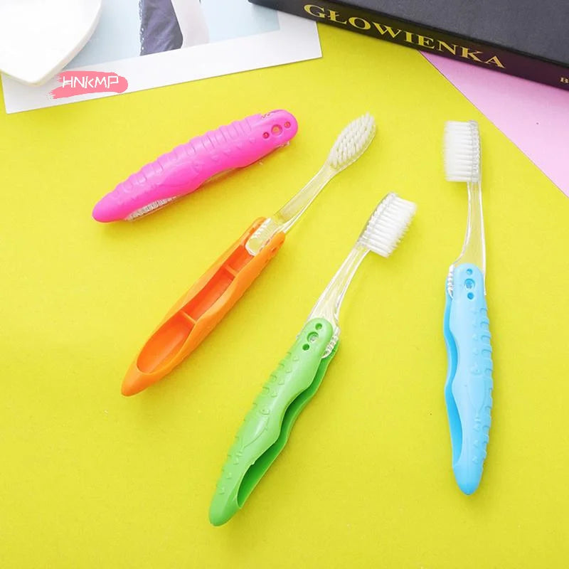 Foldable Disposable Travel Toothbrush – Compact & Portable Disposable Travel Toothbrush QXL