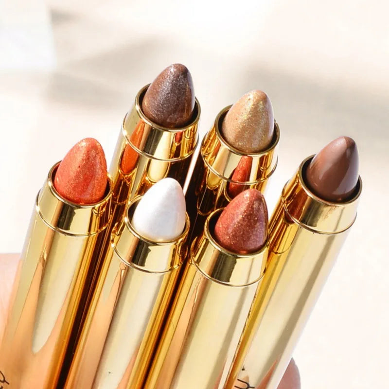6-Color Double-Ended Eyeshadow Stick | Pearl & Matte Finish Eyeshadow Stick QXL