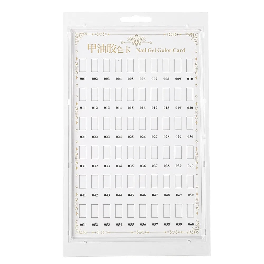 Nail Polish Color Card Display Stand | 60-Color Rack Nail Display Stand QXL