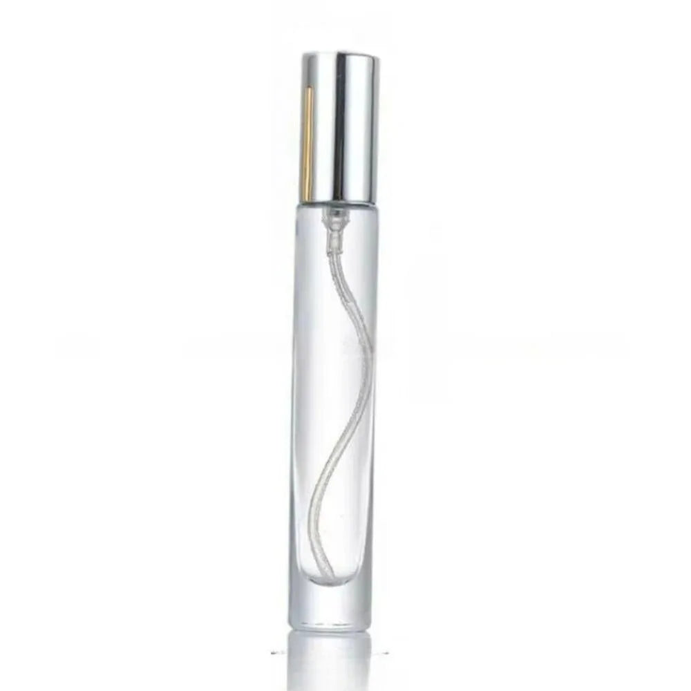 10ml Glass Refillable Perfume Atomizer | Travel Spray Bottle Perfume Atomizer Bottle QXL Silver