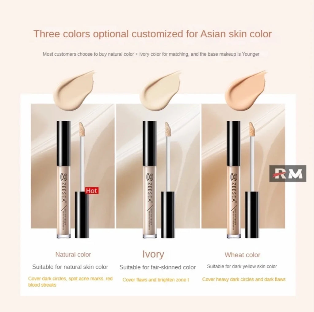 ZEESEA Full Coverage Liquid Concealer – Moisturizing & Long Wear Liquid Concealer QXL