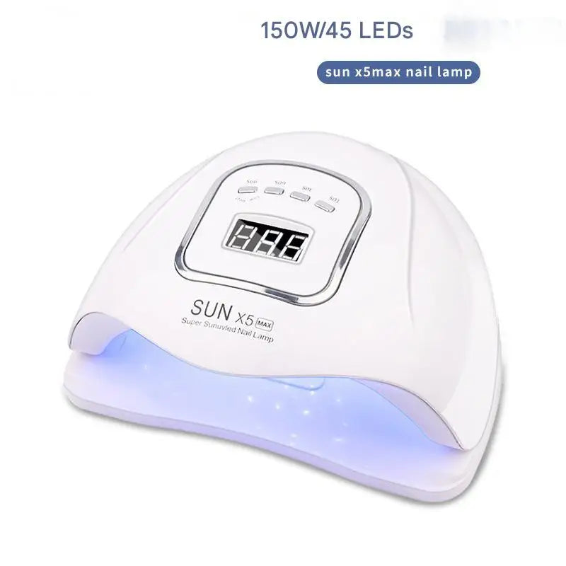 LED MAX 45-LED UV Nail Curing Lamp | Gel Polish Dryer UV LED Nail Lamp QXL