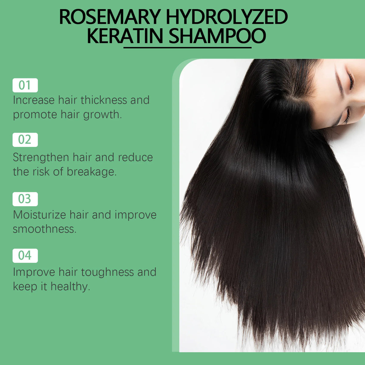 HOEGOA Rosemary Mint Shampoo – Volumizing & Thickening 100ml Volumizing Shampoo QXL