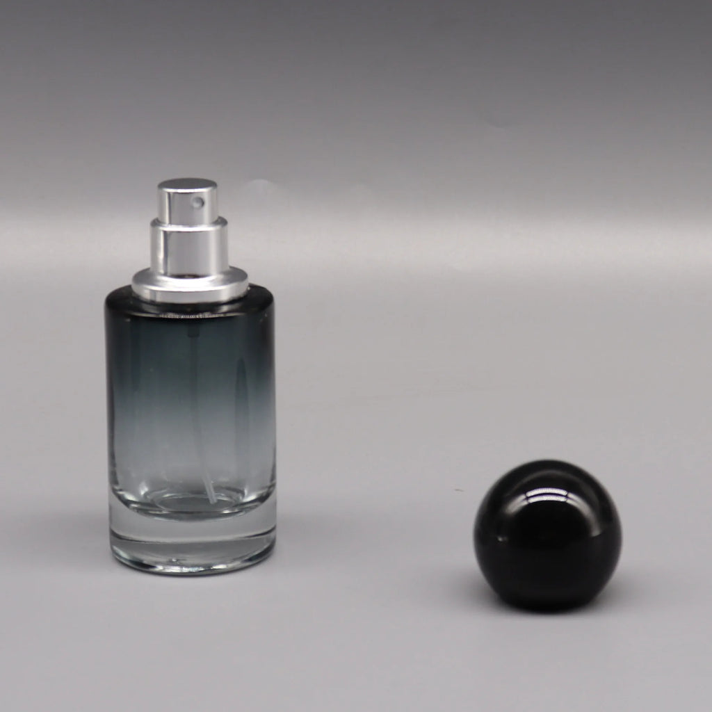 30ml Gradient Black Glass Perfume Spray Bottle | Refillable Perfume Atomizer Bottle QXL Black 30ml Glass