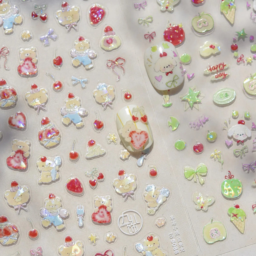 Summer Beach 5D Nail Art Stickers & Decals | NAILFYOU Nail Art Stickers QXL