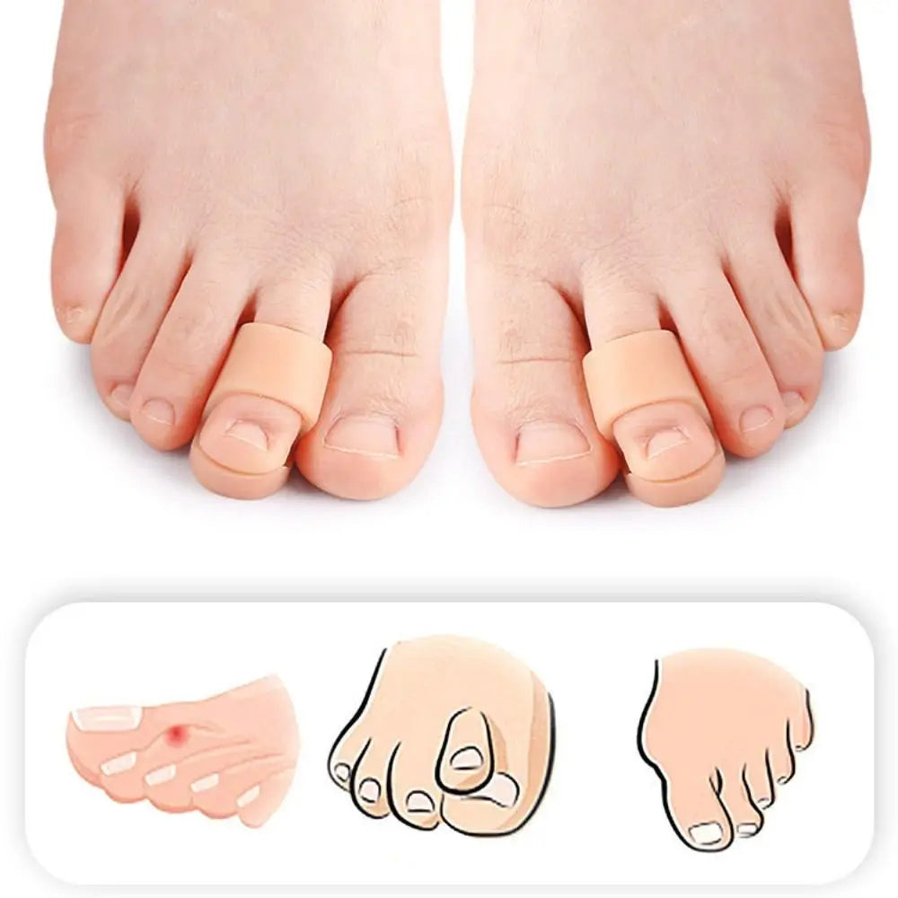 Silicone Gel Toe Separator & Straightener 2-Pack | SEBS Toe Separator QXL