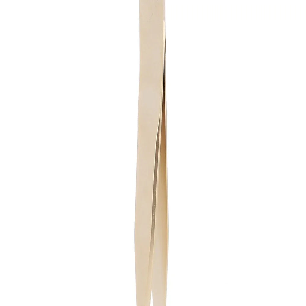 Gold Precision Tweezers | Fine Point Steel Nail & Lash Tool Precision Tweezers QXL