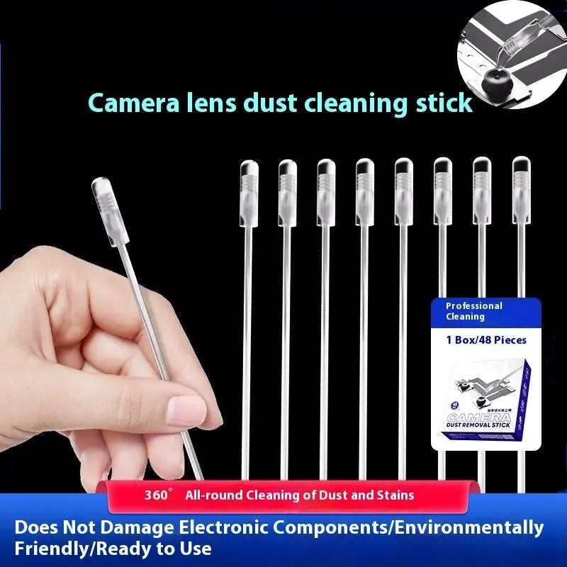 24/48-Pack Resin Lens Cleaning Sticks – Dust & Fingerprint Remover Lens Cleaning Sticks QXL