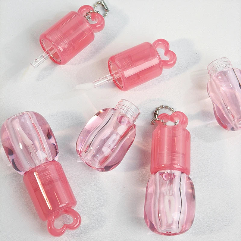 Heart-Shape Hollow Gradient Empty Lip Gloss Tubes | Big Wand Lip Gloss Container QXL