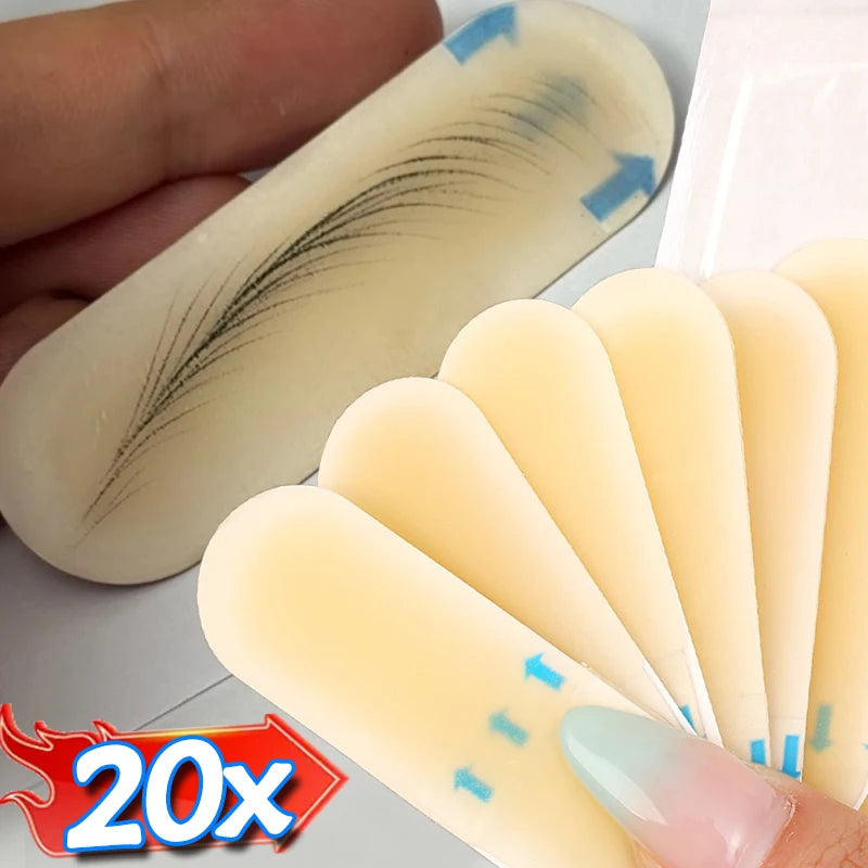 Silicone Eyebrow Tattoo Practice Patches | Microblading Training Tattoo Practice Patches QXL