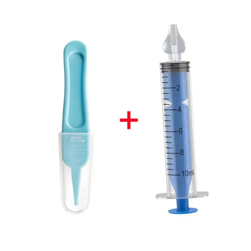 Baby Nasal Aspirator & Nose Cleaning Tweezers Set for Infants Baby Nasal Aspirator QXL B392 -2PC Set C
