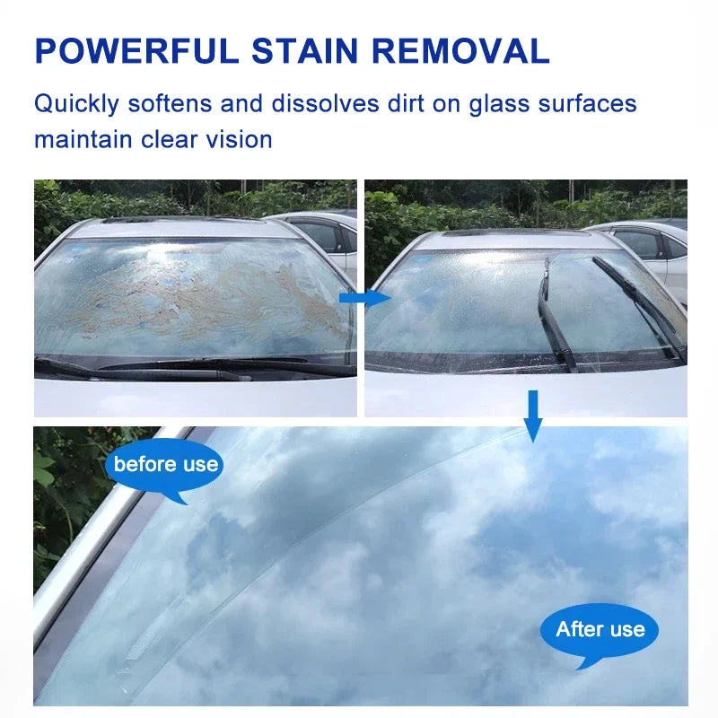 Car Windshield Cleaner Tablets | Concentrated Wiper Fluid Windshield Cleaner Tablets QXL