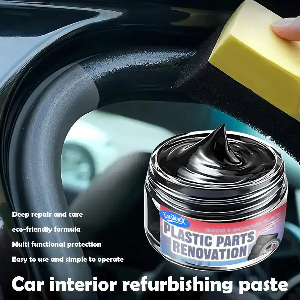 Car Interior Scratch Repair Paste | Plastic & Tire Restore Wax Car Refurbishing Paste QXL