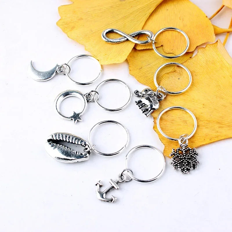 Hair Rings & Beads for Braids & Dreadlocks | Metal, Wood, Pearl Hair Braid Accessories QXL