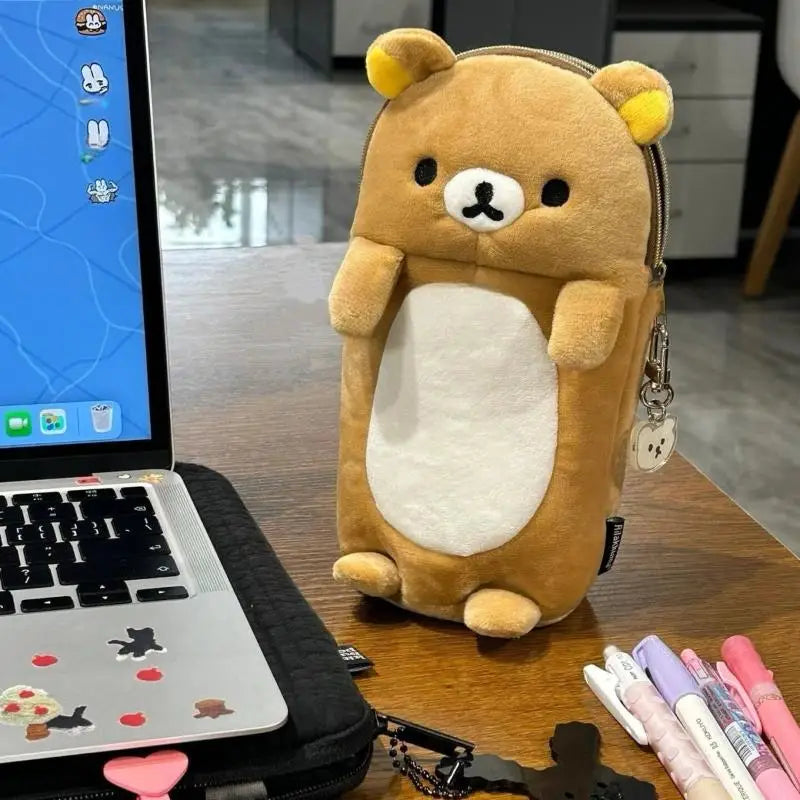 Cute Bear Pencil Case | Large Capacity Student Stationery Bag Pencil Case QXL Default Title