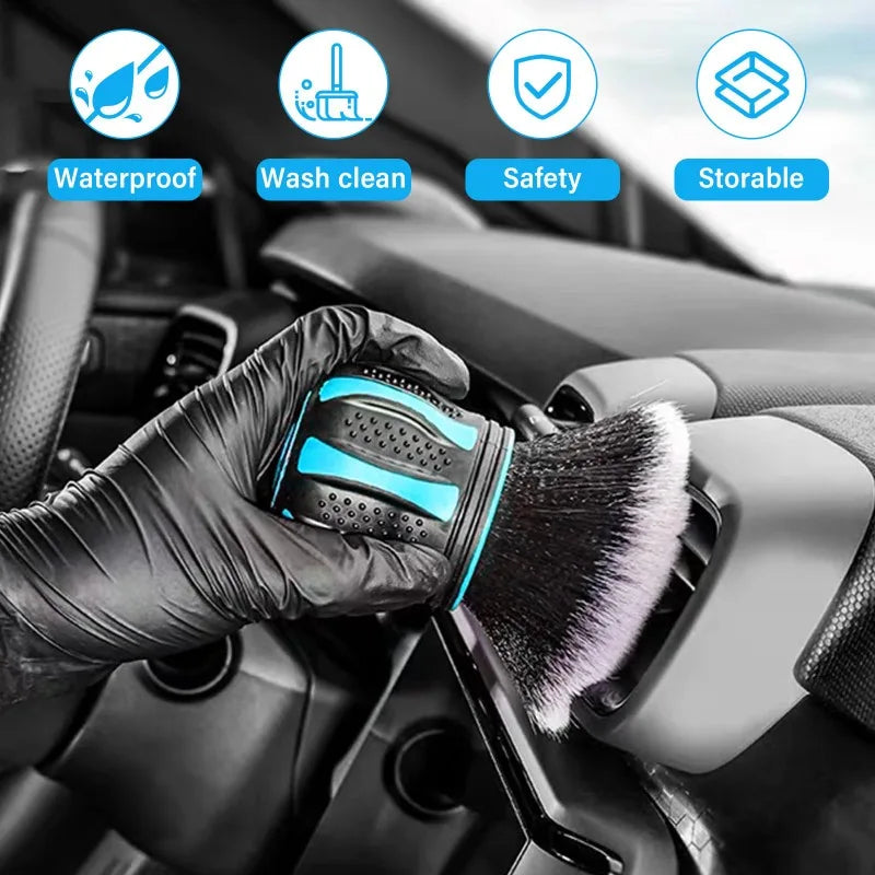 Car Detailing Brush – Interior Gap, Vent & AC Dust Cleaner Car Detailing Brush QXL