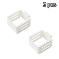 2-Pack Adjustable Fridge Door Bins | Secure-Clasp Organizer Fridge Door Organizer QXL 2pcs