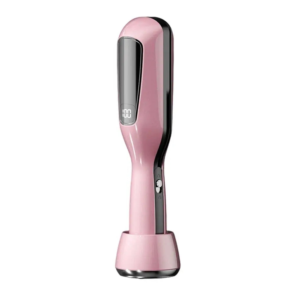 2-in-1 Negative Ion Split End Trimmer & Hair Straightener Hair Straightener Trimmer QXL pink