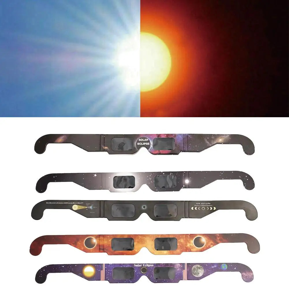 Solar Eclipse Glasses Anti-UV Safe Viewing – Adults & Kids Eclipse Viewing Glasses QXL
