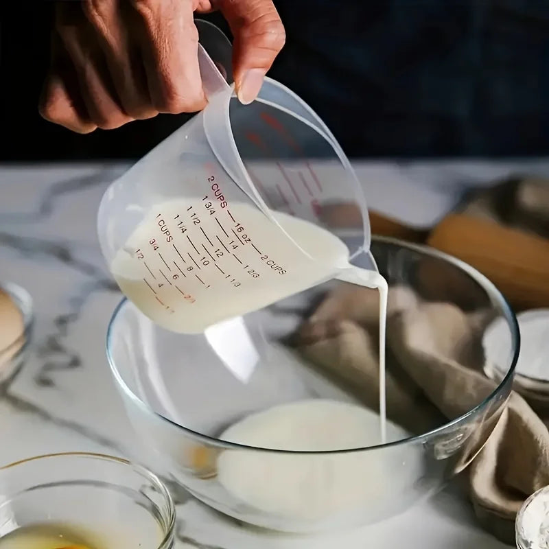 Plastic Liquid Measuring Cup | Multifunction Baking & Cooking Measuring Cup QXL
