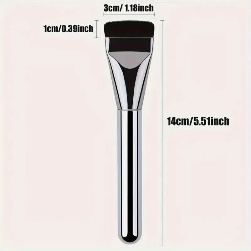 Flat Foundation Brush & Special-Shaped Sponge Set Makeup Brush & Sponge Set QXL