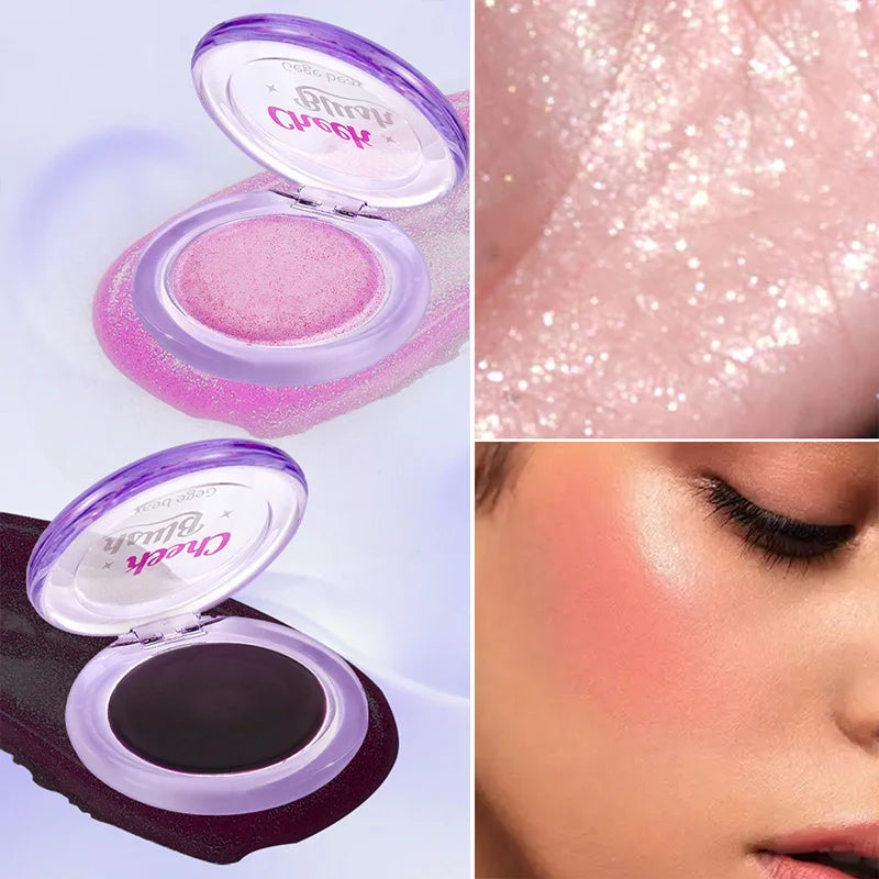 Gogo Bear Crystal Cream Blush | Moisturizing Color Enhancer Cream Blush QXL