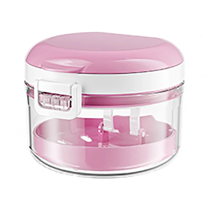 Double-Layer Retainer & Denture Storage Box | Portable Case Retainer Storage Case QXL Pink