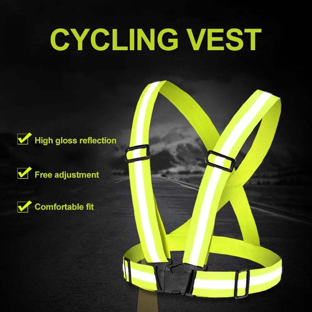 Reflective Safety Vest | Adjustable for Adults & Kids Reflective Safety Vest QXL