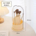 360° Rotating Dustproof Makeup Brush & Cosmetic Organizer Makeup Brush Organizer QXL YELLOW