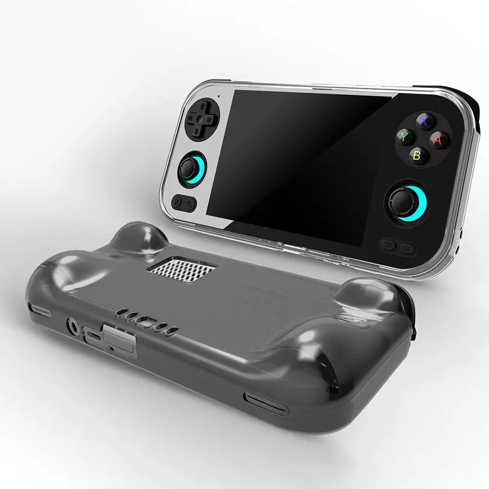 Anbernic RG476H TPU Protective Case – Clear & Translucent Black Console Protective Case QXL