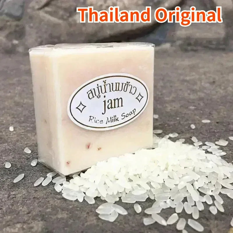 4-Pack JAM Rice Milk & Goat Milk Handmade Soap | K-Brother Handmade Bar Soap QXL