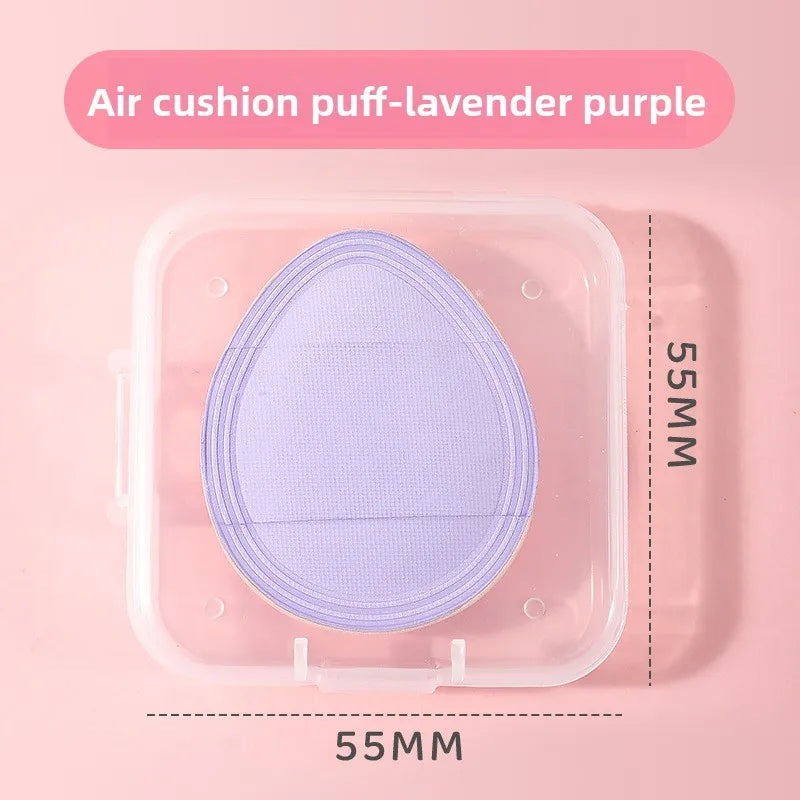 5-Pack Mini Finger Puff Sponges | Foundation & BB Cream Applicator Makeup Sponge Applicator QXL Purple boxed 5p