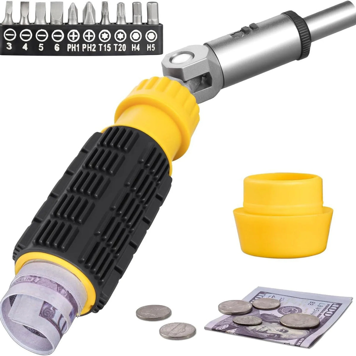 Screwdriver Diversion Safe | Hidden Stash Box for Cash & Valuables Diversion Safe QXL