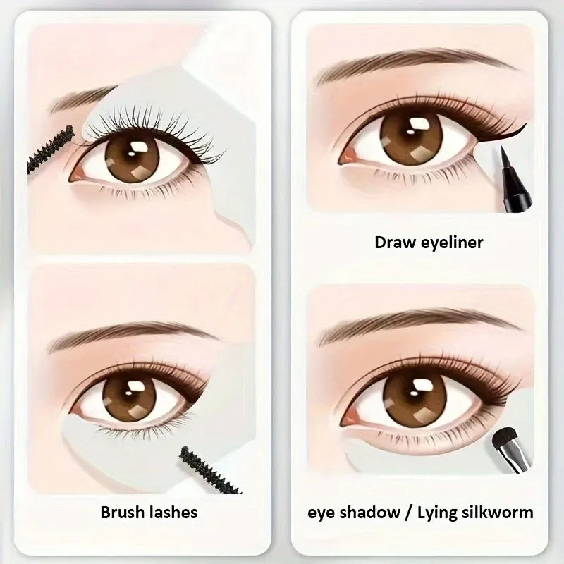 Silicone Eye Makeup Stencil | Eyeliner & Eyeshadow Guide Eye Makeup Stencil QXL