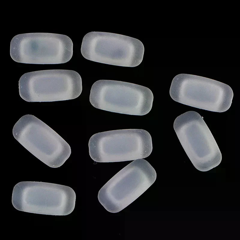 5-Pack Soft Silicone Rectangle Nose Pads for Glasses & Sunglasses Eyeglass Nose Pads QXL