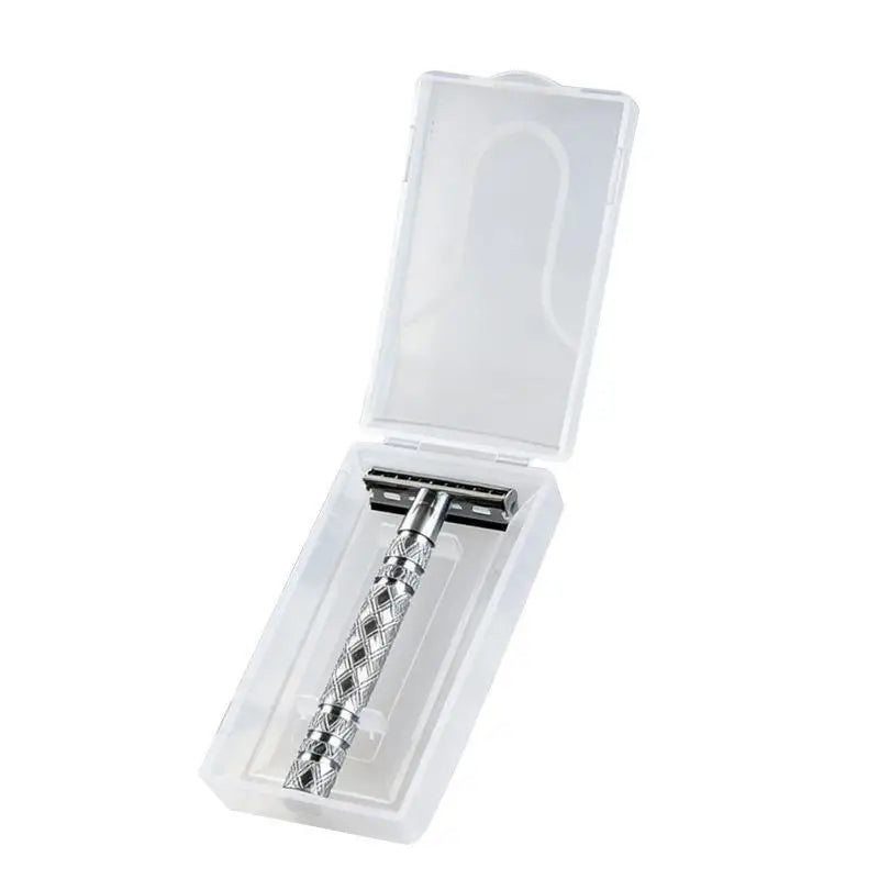 Butterfly Open Safety Razor | Long Handle Double-Edge Men Safety Razor QXL
