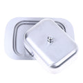 Stainless Steel Butter Dish with Lid | Retro French Style Butter Dish QXL 1pcs