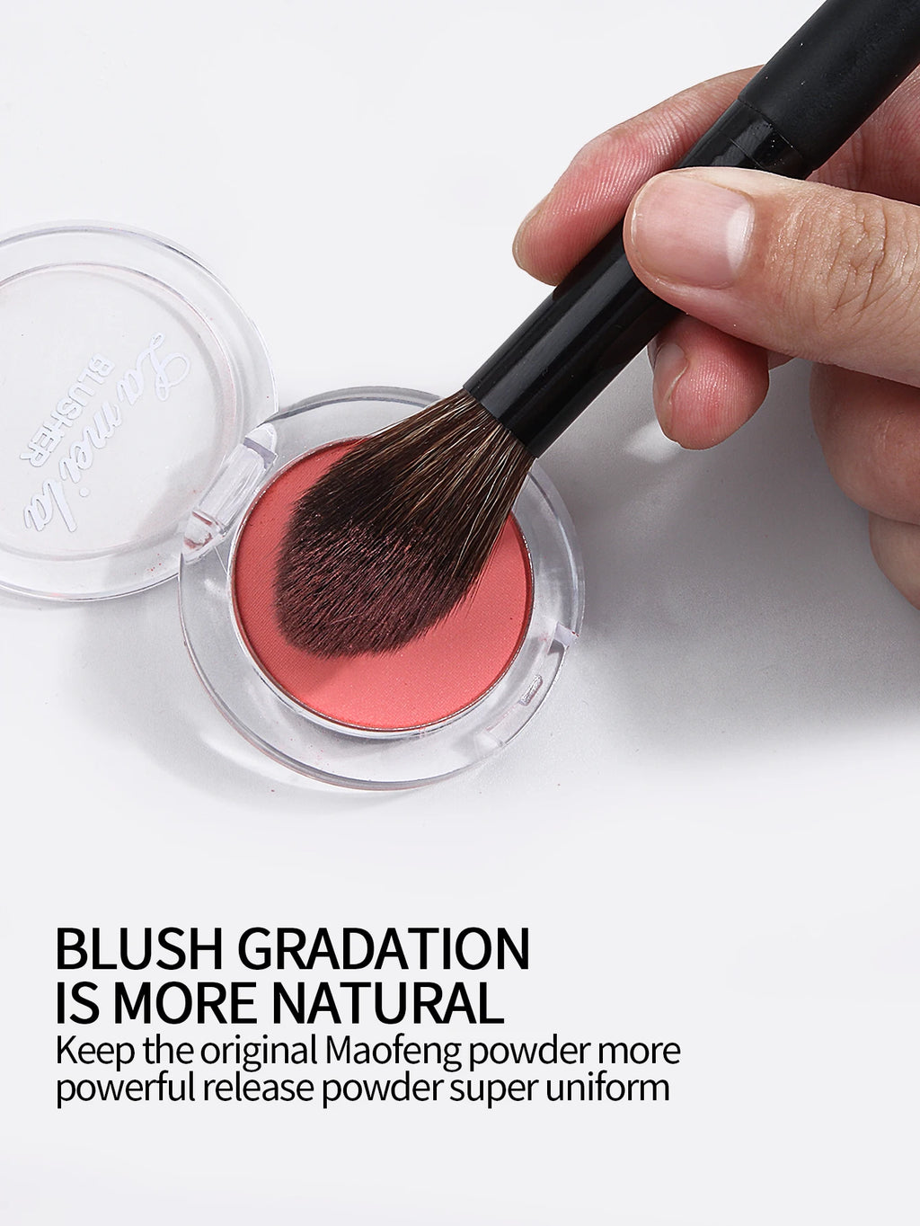 KOSSHOW Black Flame Brush | Blush, Contour & Highlight Contour Makeup Brush QXL