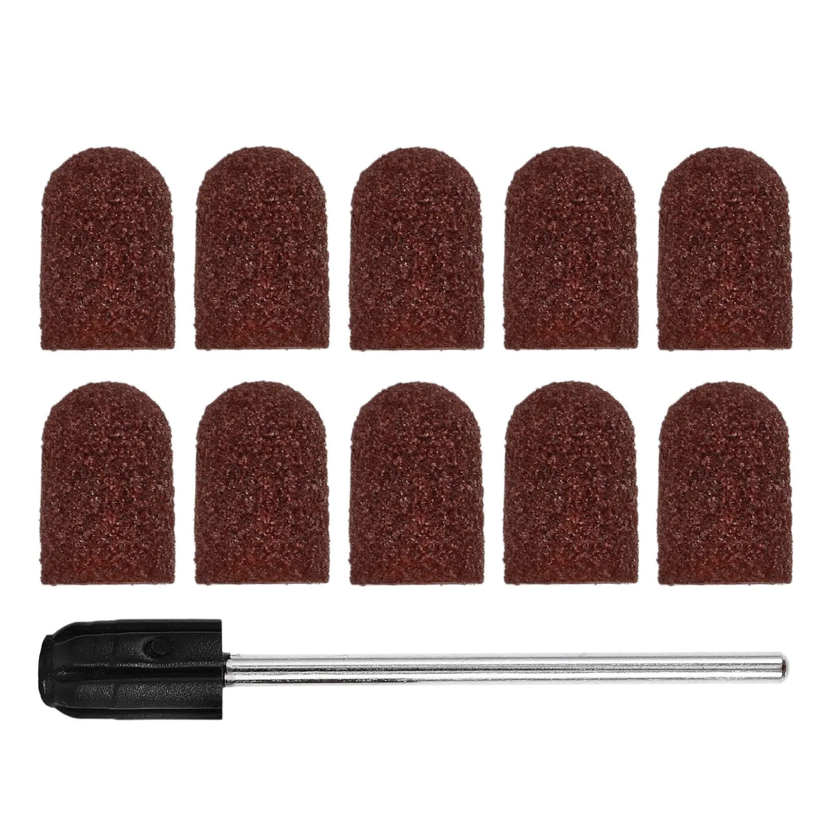 10-Pc Nail Drill Bit Set | Manicure & Pedicure Grinding Heads Nail Drill Bits QXL