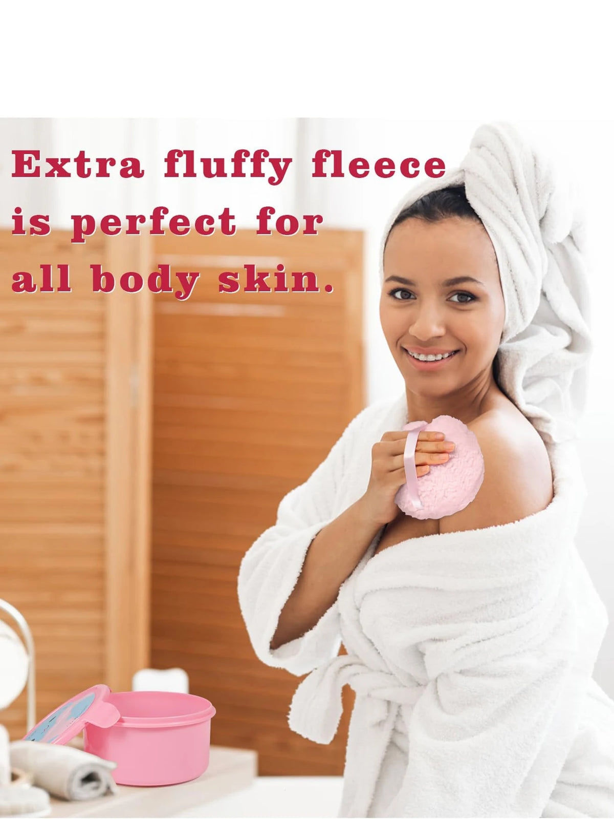 Extra-Large Thick Powder Puff – Soft, Skin-Friendly 1–2 Pack Powder Puff QXL