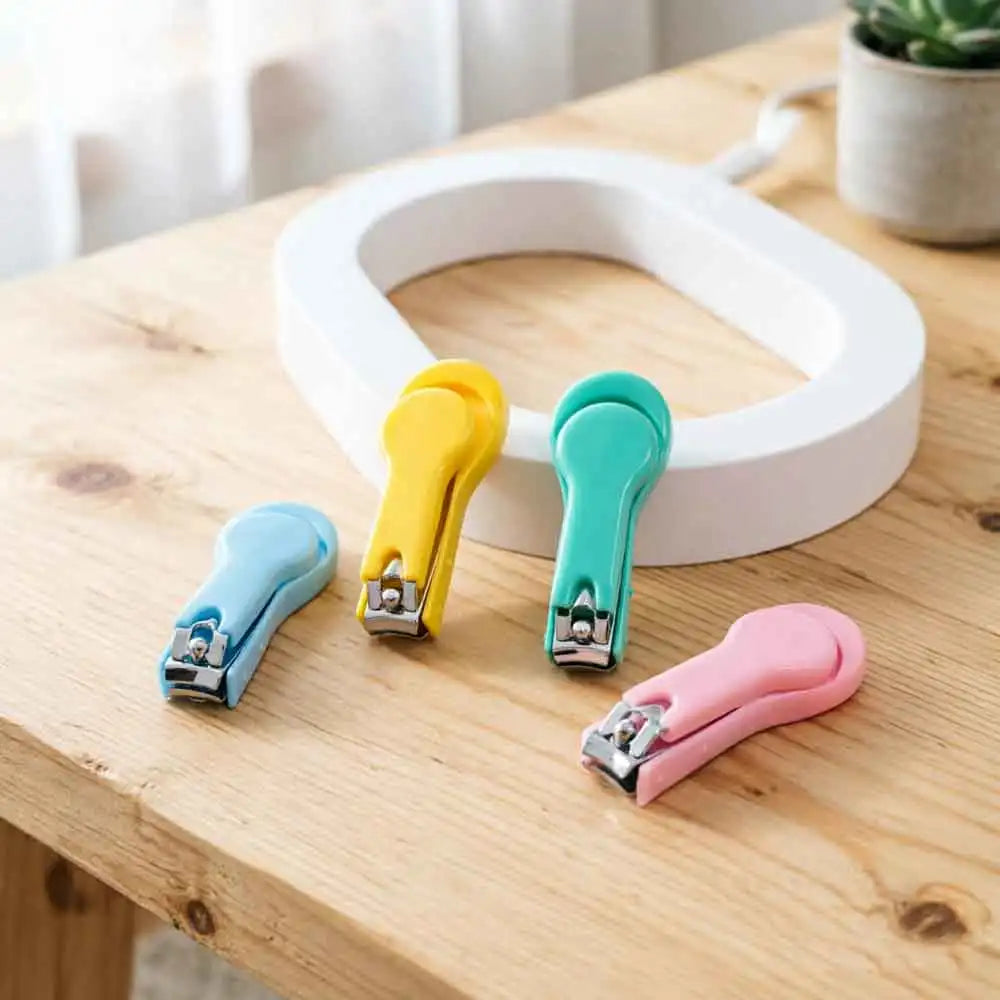 Anti-Pinch Stainless Steel Baby Nail Clipper – Newborn & Toddler Baby Nail Clipper QXL