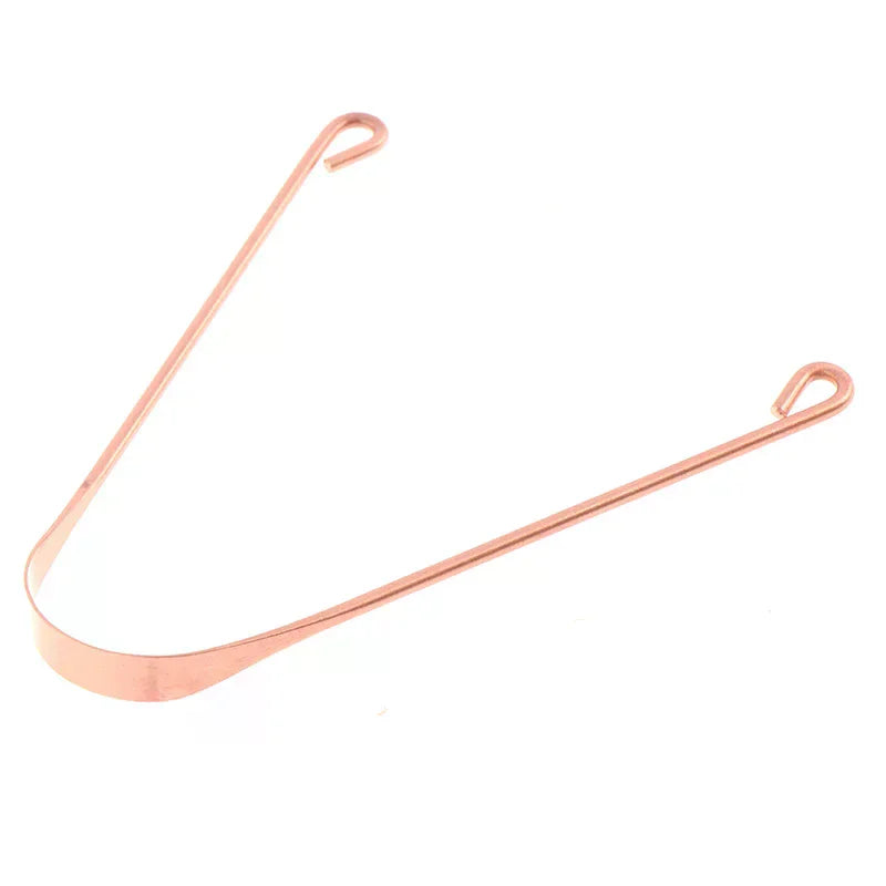 YOVIP Pure Copper Tongue Scraper | Fresh Breath Cleaner Tongue Scraper QXL