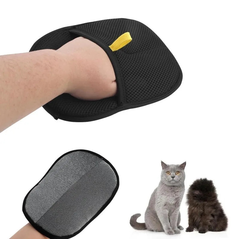 Pet Grooming Glove | Static Deshedding Brush & Hair Remover Pet Grooming Glove QXL