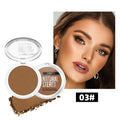 QIBEST 3-Color Highlighter Bronzer Contour Palette | 10g Bronzer Contour Palette QXL 03