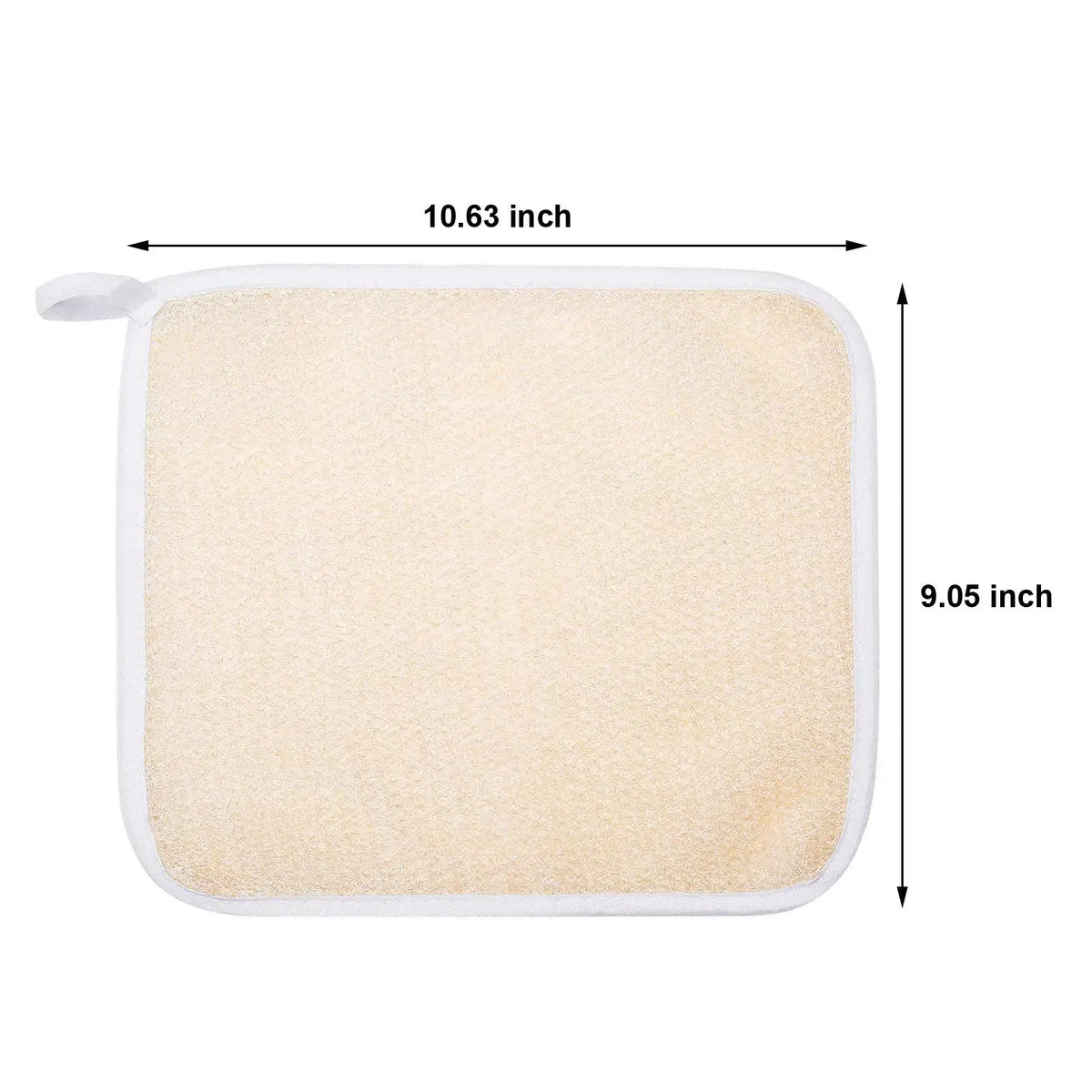5-Pack Exfoliating Bath & Face Wash Cloths | Dual-Texture Scrub Exfoliating Bath Cloth QXL