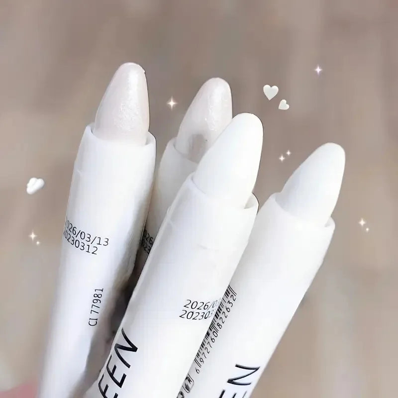 Pearl White Shimmer Eye Highlighter Pencil | Waterproof 2g Eye Highlighter Pencil QXL