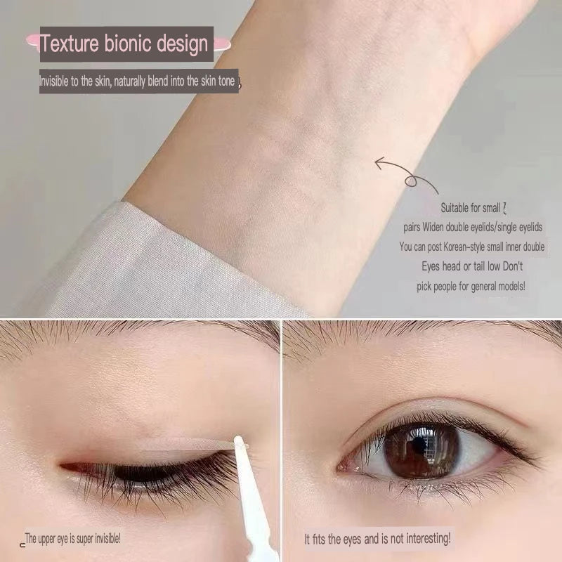 Invisible Double Eyelid Tape | Matte Olive Skin Tone Patches Eyelid Tape QXL
